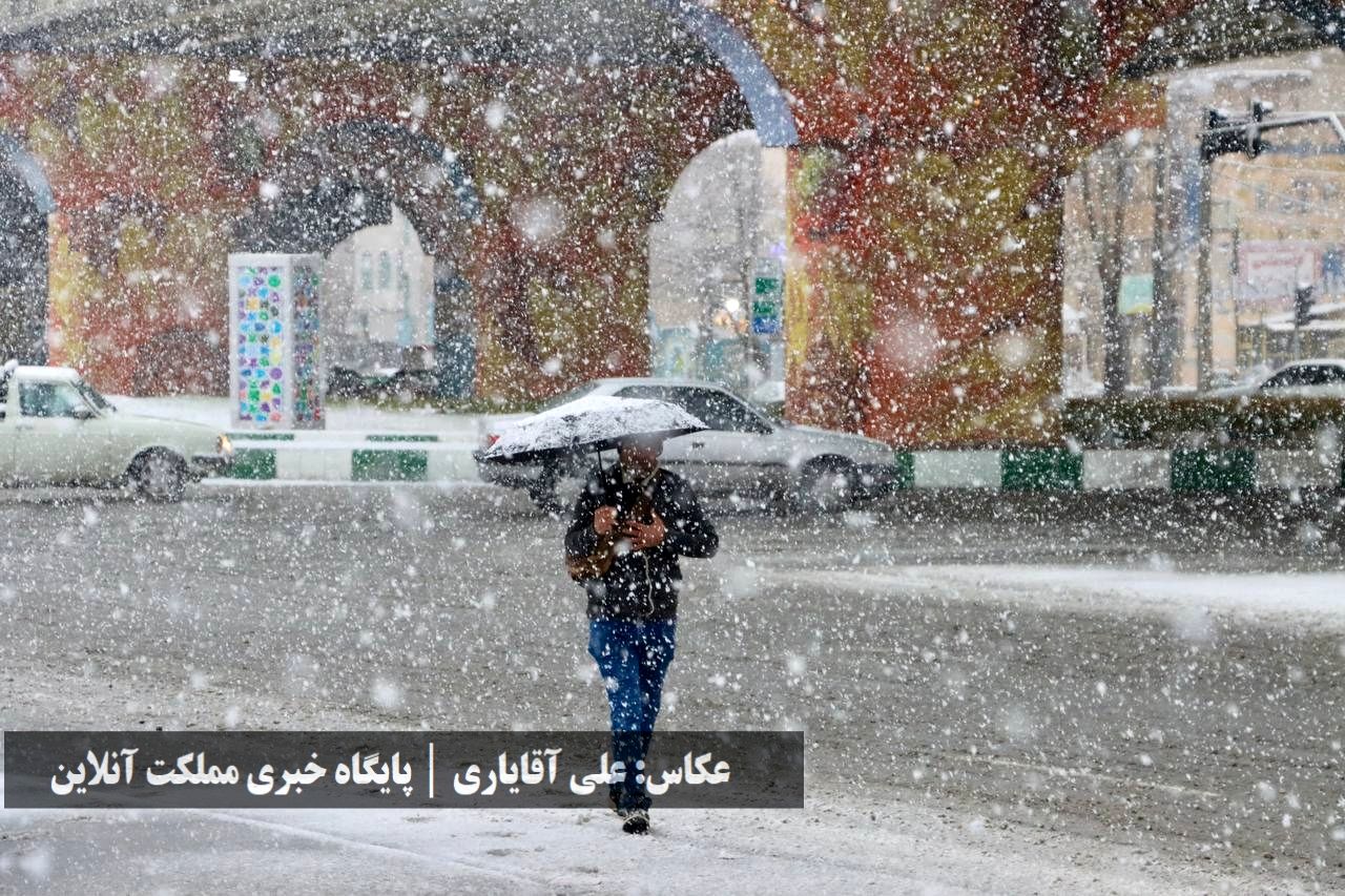 طراوت زمستانی ارومیه با اولین برف سال