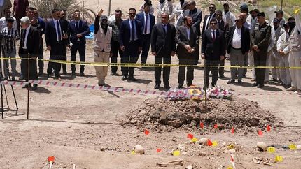 کشف یک گور دسته جمعی مربوط به زمان صدام در عراق