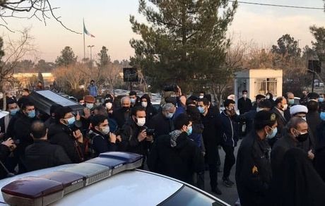 پیکر علی انصاریان به خاک سپرده شد