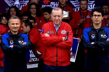 اردوغان بالاخره در انظار عمومی ظاهر شد