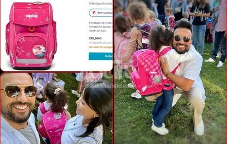 خرید کیف مدرسه ۱۸ میلیون تومانی خواننده معروف برای فرزندش!