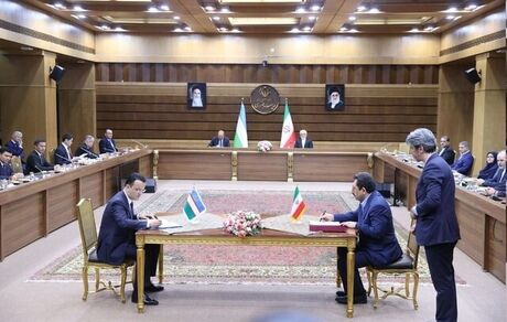 امضای ۴ سند همکاری بین ایران و ازبکستان 
