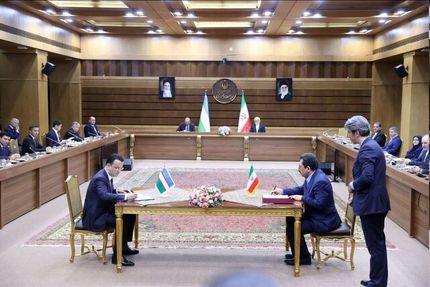 امضای ۴ سند همکاری بین ایران و ازبکستان 
