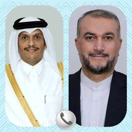 وزیر امورخارجه با همتای قطری تلفنی گفت و گو کرد