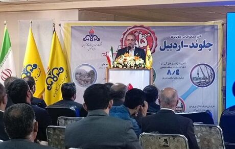 خط دوم انتقال گاز اردبیل افتتاح شد