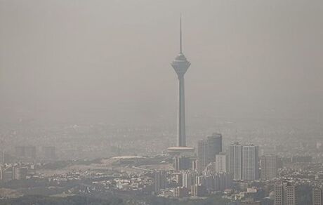 کیفیت هوای تهران قرمز شد