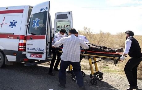 ۲۲ مصدوم در تصادف اتوبوس تهران مشهد با تریلی
