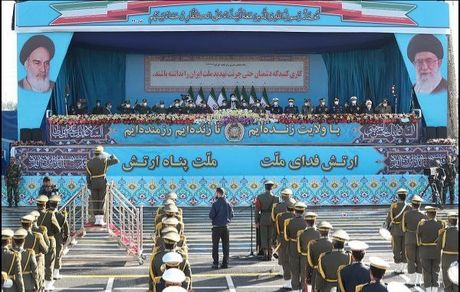 آغاز مراسم روز ارتش با حضور رئیس جمهور