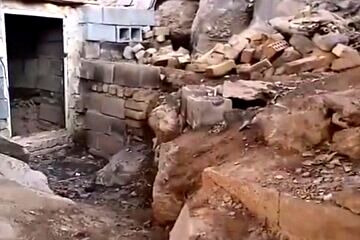 کشف غار آهکی در کاشان بعد از فرونشست زمین