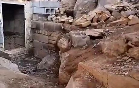کشف غار آهکی در کاشان بعد از فرونشست زمین