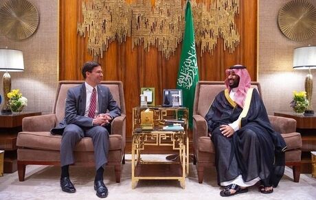 دیدار ولیعهد سعودی با رئیس پنتاگون