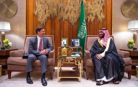 دیدار ولیعهد سعودی با رئیس پنتاگون