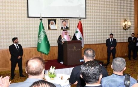 سفارت عربستان بعد از ۱۲ سال در سوریه بازگشایی شد