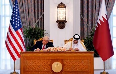 ترامپ و امیر قطر، توافقنامه‌هایی به ارزش ۲۴۳ میلیارد دلار امضا کردند